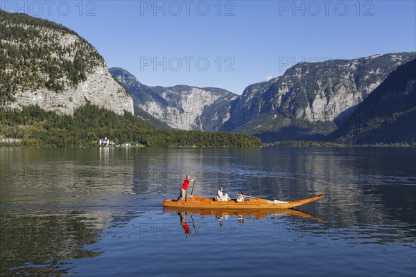 Punt on Lake Hallstatt or Hallstatter See