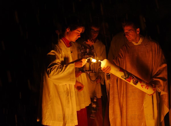 Blessing of Paschal candles