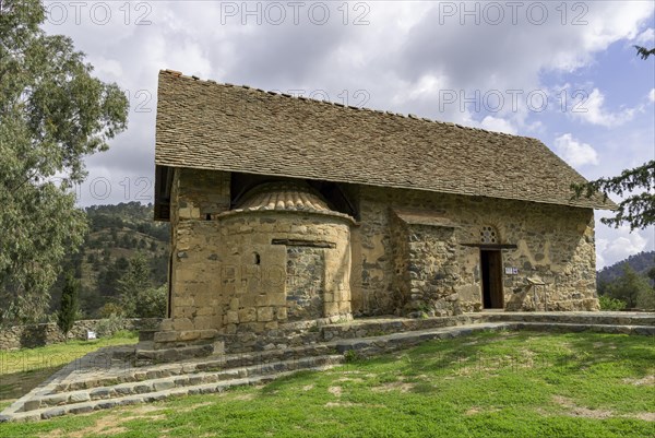 Barn roof church Panagia Forviotissa