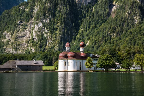 St. Bartholoma on lake Konigssee