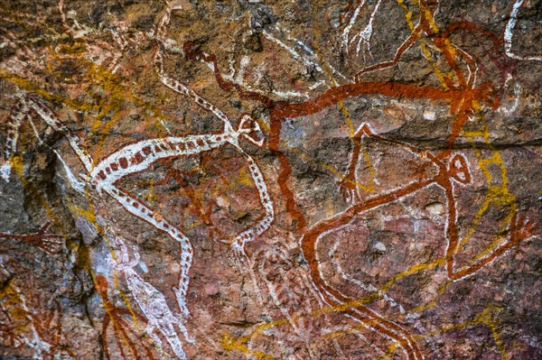 Aboriginal wall painting