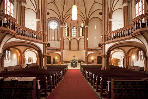 Interior of the Protestant Gethsemane Church