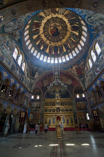 Christian Orthodox wall paintings in the Orthodox cathedral