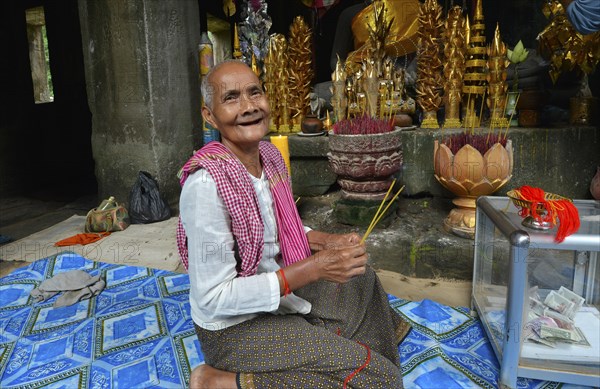 Elderly Cambodian woman