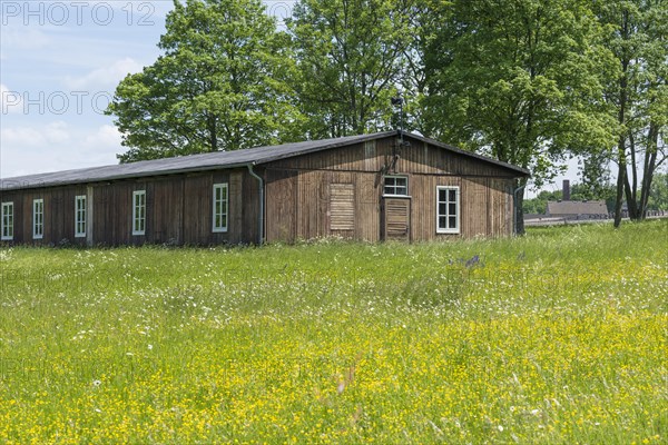 Wooden barracks