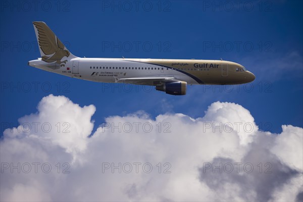 A9C-AM Gulf Air Airbus A320-214 in flight