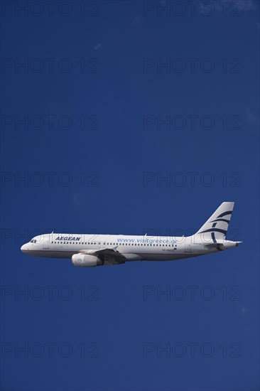 SX-DGD Aegean Airlines Airbus A320-232 in flight