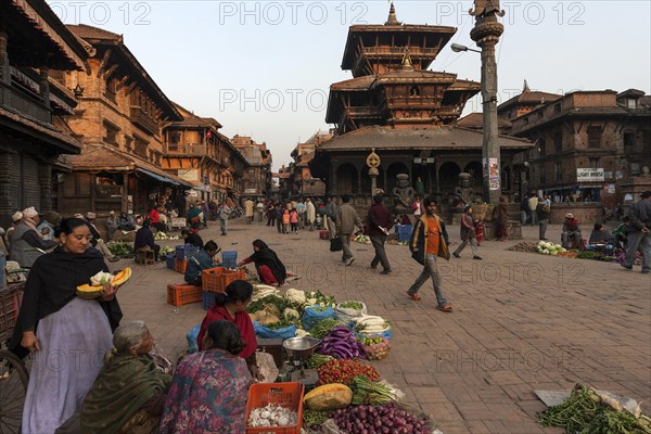 Vegetable sales on the street