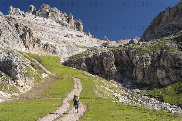 Ascent from Falzarego Pass to the Lagazuoi