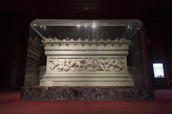 The Alexander the Great sarcophagus from the Royal Necropolis of Sidon