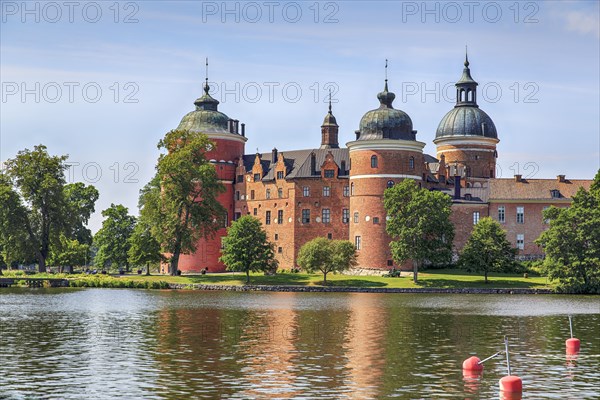 Gripsholm Castle reflected in Lake Malaren