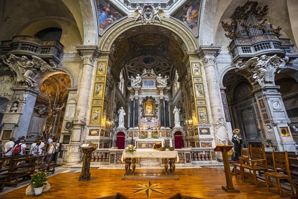 Santa Maria dei Miracoli interior with altar