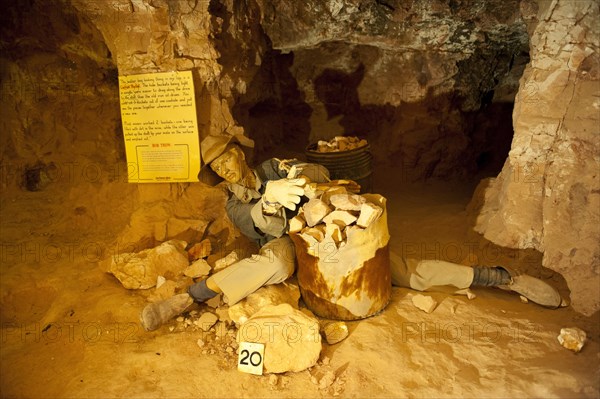 Old mining shaft now working as mining museum