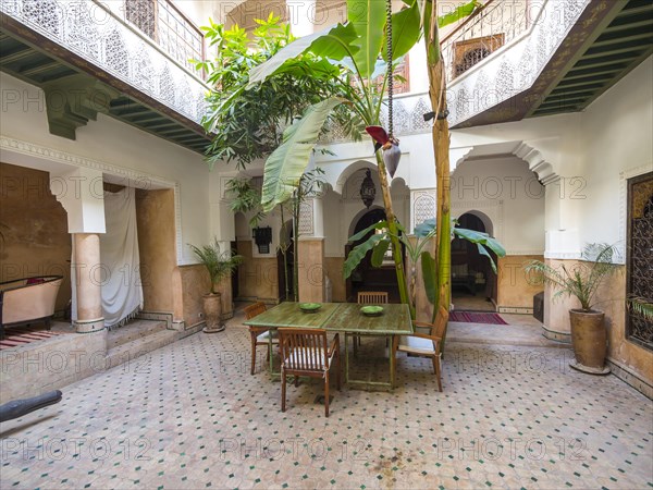 Courtyard of a typical Riad