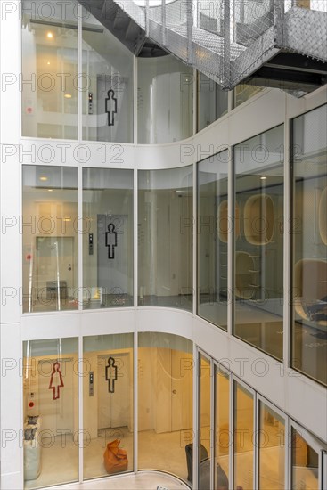 Sleeping capsules in 9hours Hotel