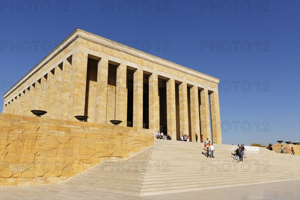 Ataturk Mausoleum with the Dumlupinar relief