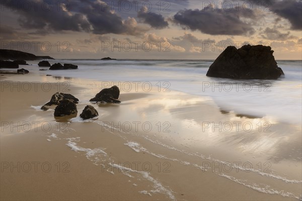 Evening atmosphere on the beach