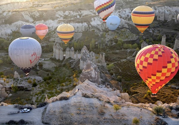 Hot air balloons over Goreme