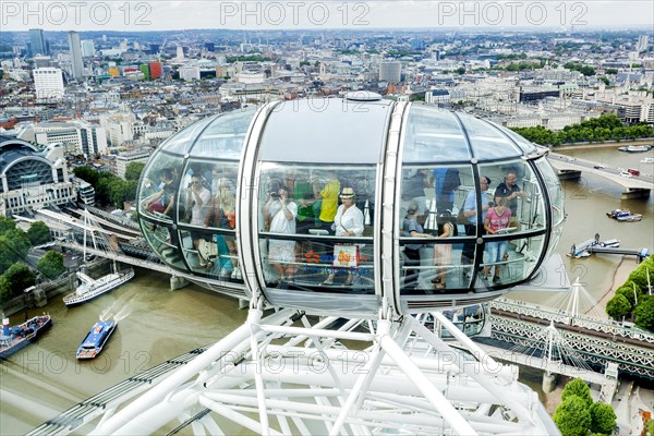 Gondola of the Millennium Wheel London Eye