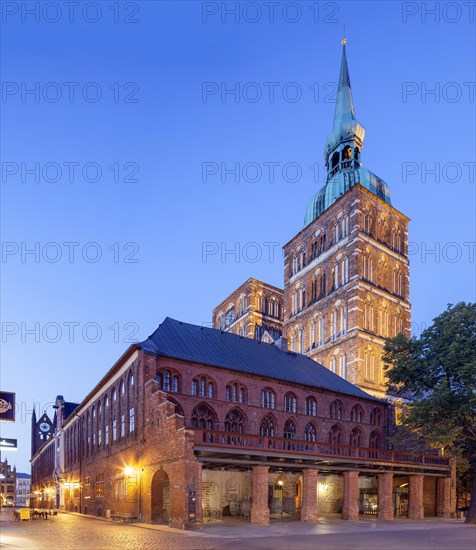 Stralsund Town Hall with origins from the 13th century