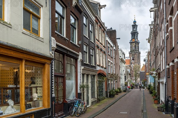 Street with brick houses