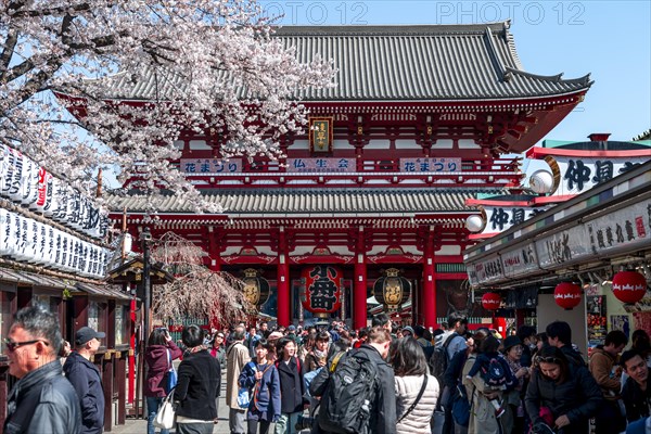 Tourists on the way to Hozomon Gate