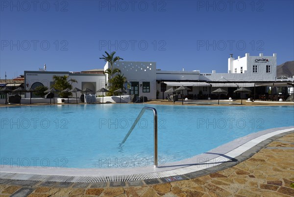 Urban public pool in the town center