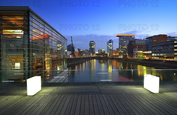 Skyline at the Media Harbour
