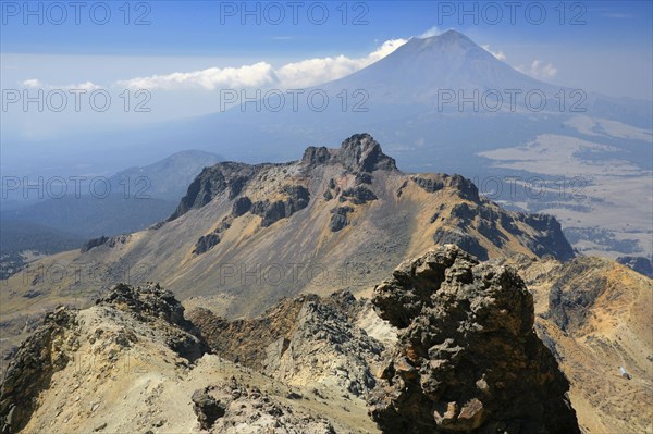 Mountain landscape from the Iztaccihuatl