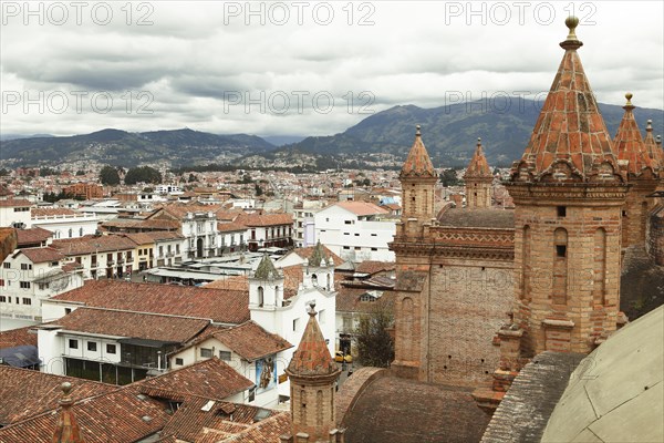 View over the roofs of Cuenca