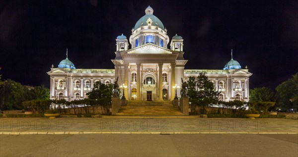 The Parliament Building of Serbia