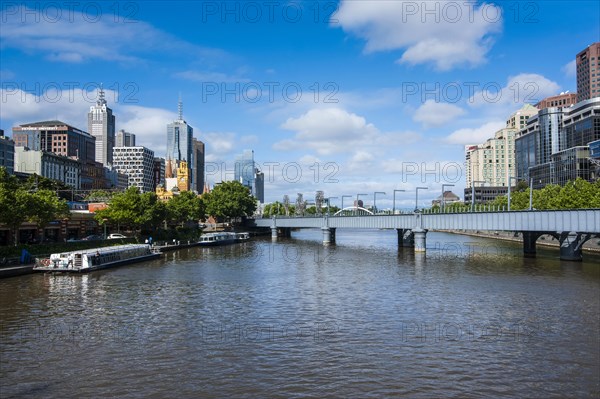 High rise buildings on the Yarra river