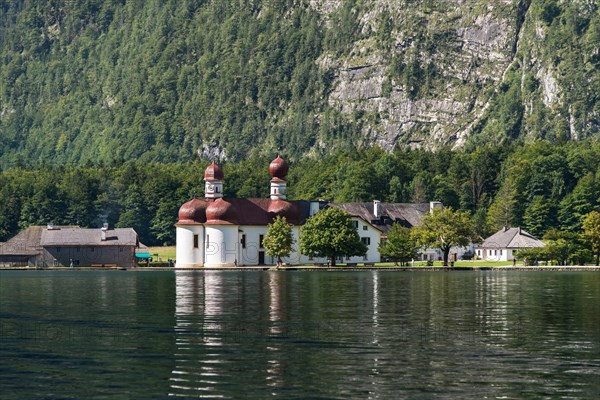 St. Bartholoma on lake Konigssee