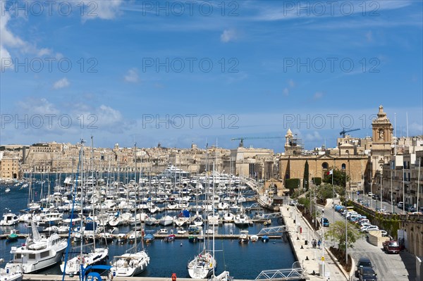 Vittoriosa yacht marina on the shores of Harbour Creek