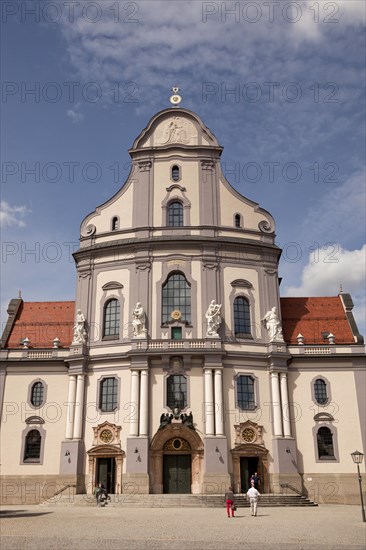 The neo-baroque Basilica of St. Anna in the pilgrimage town Altotting