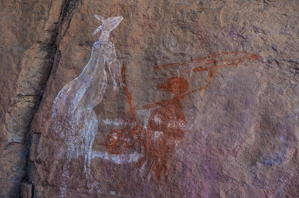 Aboriginal wall painting