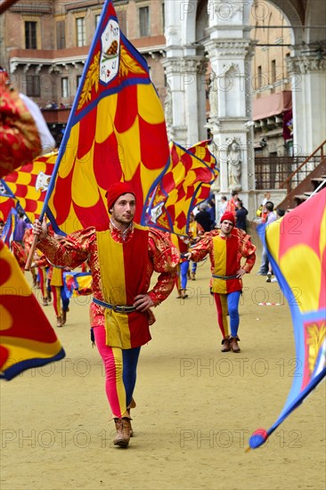 Flag-waver the Contrada of the Snail