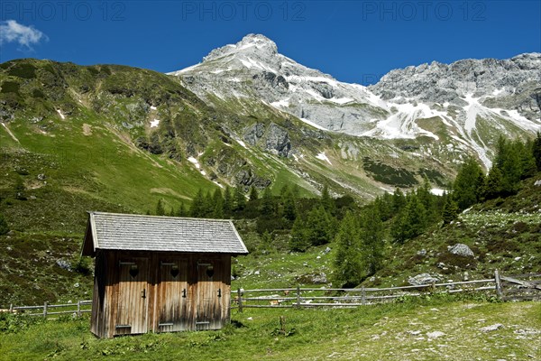 Outhouse on the mountain pasture