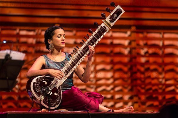 The Indian sitar player Anoushka Shankar