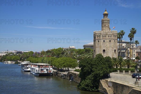 Torre del Oro on the waterfront of the Rio Guadalquivir