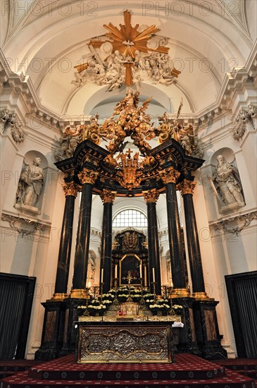 High altar with Trinity glory