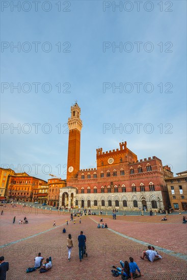 Palazzo Pubblico with Mangia Tower and Chapel