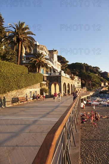 Promenade on the beach