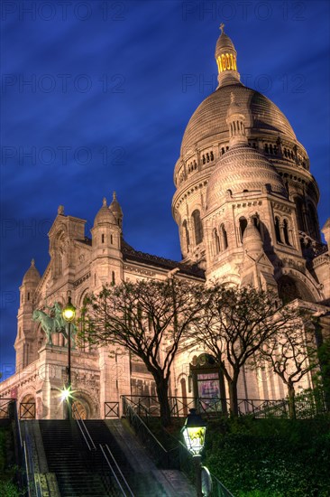 Sacre Coeur in the evening
