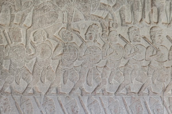 Bas-reliefs on the north gallery
