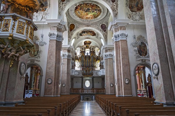 Pulpit and organ