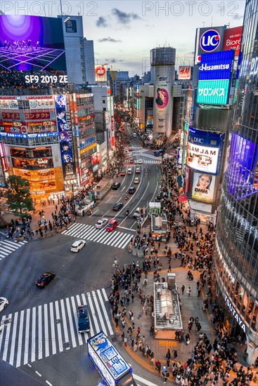 Shibuya Crossing from above