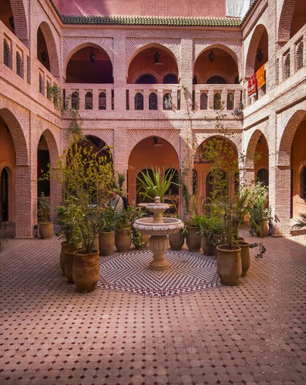 Courtyard of Riad