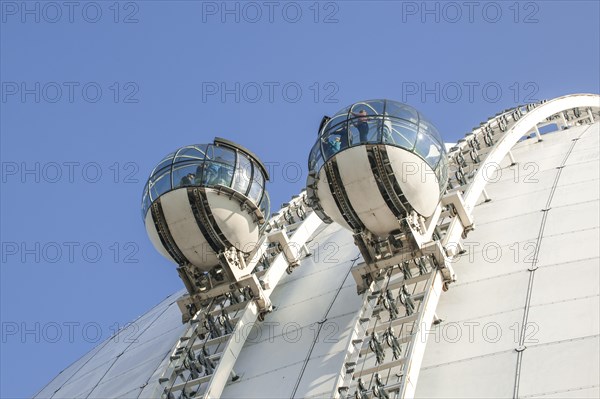 Sky View view cabins on the dome of the event arena Ericsson Globe