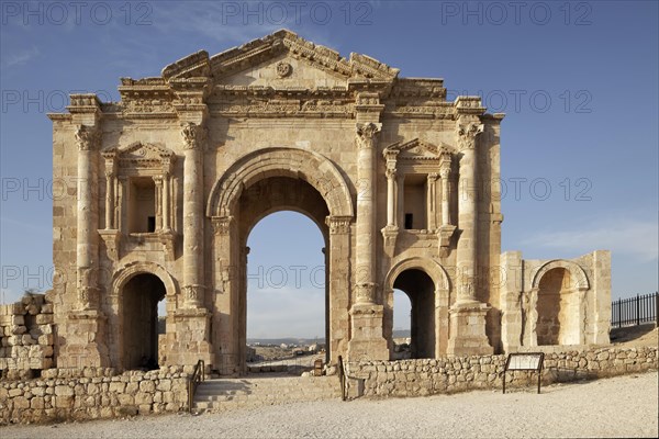 Triumphal arch in honour of Emperor Hadrian